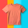 Inspire your clients with impressive mockup of t-shirt Royalty Free Stock Photo