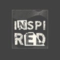 Inspired. Grunge vintage phrase. Typography, t-shirt graphics, print, poster, banner, slogan, flyer, postcard