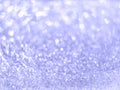 Abstract blurred light violet very peri color sparkling bokeh.