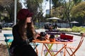 Inspired young hipster girl in la Condesa, Mexico City