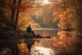 An inspiring image of a person sitting in quiet reflection, expressing gratitude for the blessings in their life. The scene set in