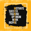 Inspiring motivation quote about Mentor. Vector typography poster and t-shirt design, office decor. Distressed