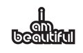 Bold text i am beautiful inspiring quotes text typography design