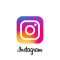 Instagram background. Instagram icon. Social media icons. Realistic Instagram app. Logo. Vector. Zaporizhzhia, Ukraine - May 10, Royalty Free Stock Photo