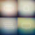 Instagram color style blurred backgrounds