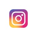 Instagram colored icon. Element of Social Media Logos illustration icon. Signs and symbols can be used for web, logo, mobile app,