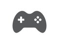 Game icon isolated on white background. Joystick Controller game icon. Flat design. Vector