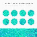 Instagram Highlight covers vector