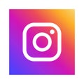 Instagram logo for web and print Royalty Free Stock Photo