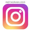 Instagram logo with vector Ai file. Squared Colored.