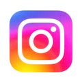 Instagram new logo Royalty Free Stock Photo