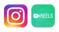 Instagram and Instagram Reels icons Instagram launches Reels concept