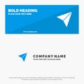 Instagram, Sets, Share SOlid Icon Website Banner and Business Logo Template Royalty Free Stock Photo