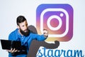 Instagram social network photo sharing online