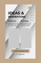 Instagram Stories Template Royalty Free Stock Photo