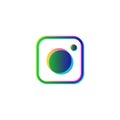 instagram symbol social media vector isolated icon logo element Royalty Free Stock Photo