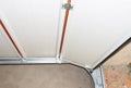 Install Garage Door Metal Post Rail and Spring Installation and Garage Ceiling.