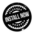 Install Now rubber stamp