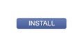 Install web interface button violet color, application downloading, site design