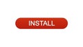 Install web interface button wine red, application downloading, site design