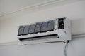 installation of air conditioner indoor unit Royalty Free Stock Photo