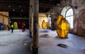 Installation by Anicka Yi, titled Biologizing the Machine tentacular trouble exposed at the Arsenale during the 58th