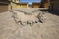 Installation of Brick Pavers Driveway