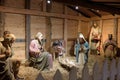 Installation of Christmas night with Jesus' birth