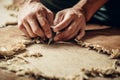 The Installation of Comfy Beige Carpet: A Step-by-Step Guide. AI Royalty Free Stock Photo