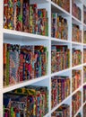 `The African Library`, part of the Trade Winds exhibition by Yinka Shonibare, at the Norval Foundation, Cape Town, South Africa Royalty Free Stock Photo