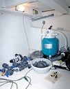Installation of filter-pump equipment for the pool