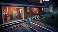 installation house sewer