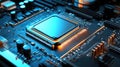 installation loading processor socket Royalty Free Stock Photo