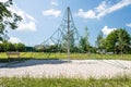 An installation made around a pole for children