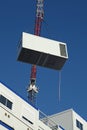 Installation of a modular construction element