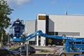 Installation of new road signs