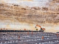 Installation process of geosynthetics in industry and mining