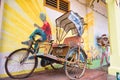 Installation of a Rickshaw, Kota Bharu.