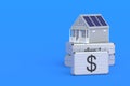 The cost of energy efficient housing. Home renovation. Smart House. The profitability of green energy