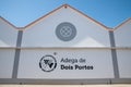Installations of the Adega cooperative winery of Dois Portos in Torres Vedras, Portugal Royalty Free Stock Photo