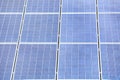 Installed solar panels as background. Alternative energy source Royalty Free Stock Photo