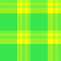 Installing check background tartan, diamond fabric textile texture. Purchase plaid pattern seamless vector in green and yellow