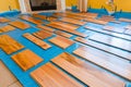 Installing hardwood floor