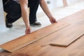 Installing laminate flooring