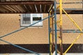Installing siding on the walls of the house Royalty Free Stock Photo