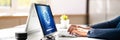 Installing Software Update Progress. Computer Loading Patch Royalty Free Stock Photo