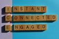 Instant, connected, engaged, marketing buzzwords