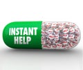 Instant Help - Medicine in Capsule Pill Provides Relief