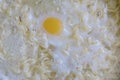 Instant noodle boiled with egg