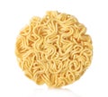 Instant noodles isolated on white background Royalty Free Stock Photo